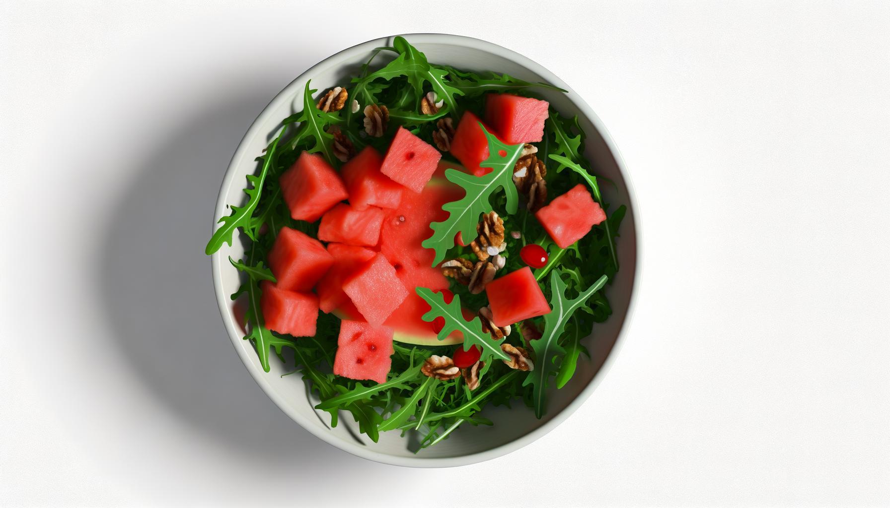 Refreshing Watermelon and Arugula Detox Salad Recipe