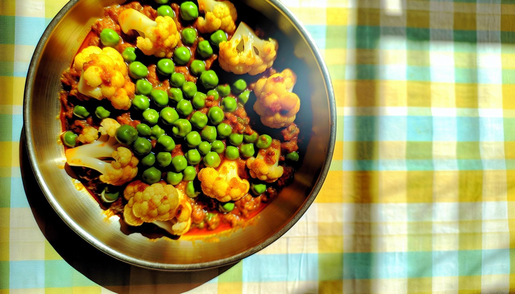 Delicious Cauliflower and Pea Masala Recipe