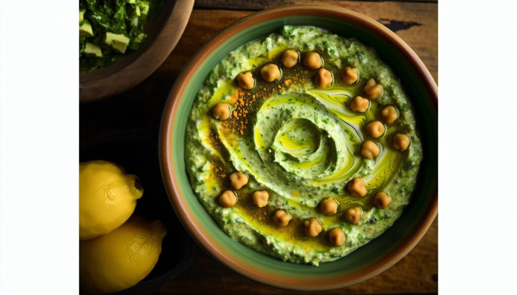 Creamy Avocado and Lemon Chickpea Dip Recipe