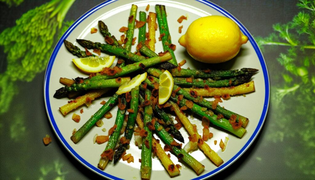 Lemon Garlic Roasted Asparagus Recipe
