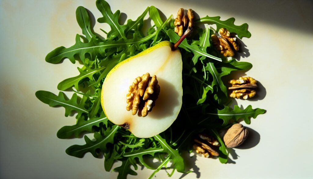 Pear and Walnut Arugula Salad Recipe