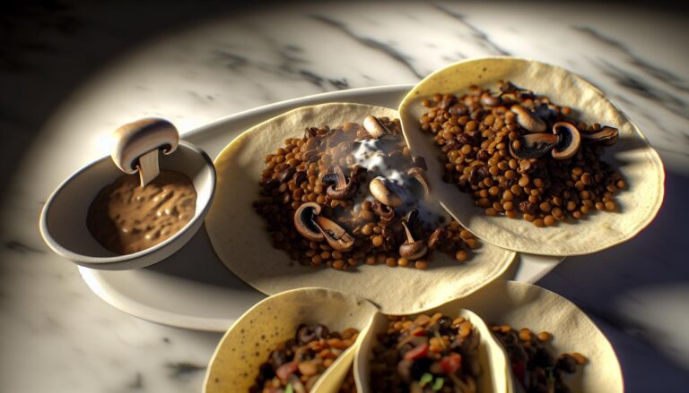 Hearty Lentil and Mushroom Tacos Recipe