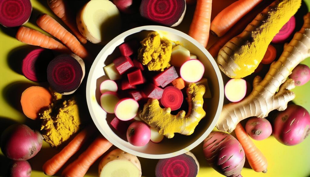 Turmeric Ginger Root Veggie Medley Recipe