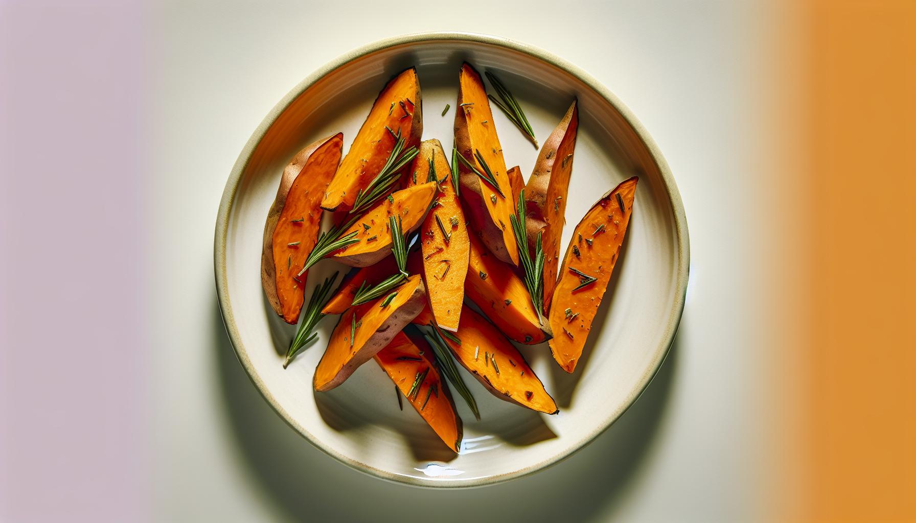 Rosemary Sweet Potato Wedges Recipe