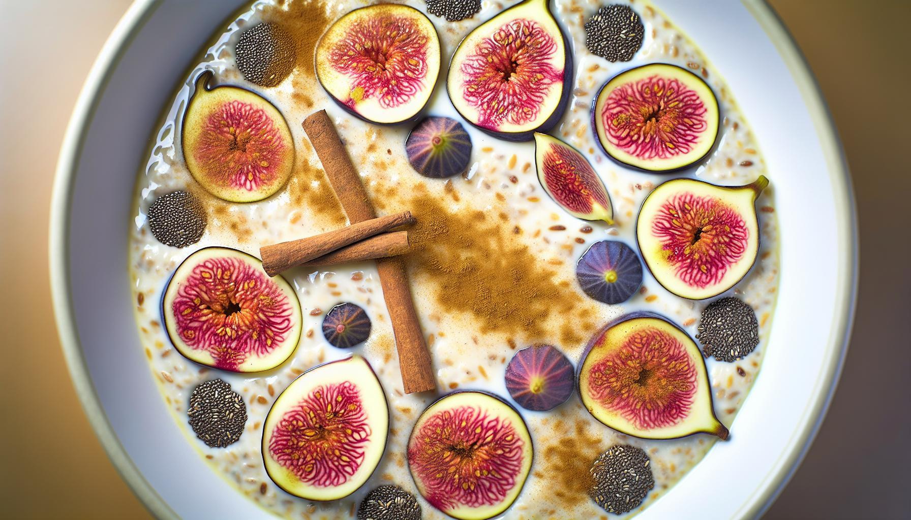 Spiced Fig and Chia Oatmeal Recipe