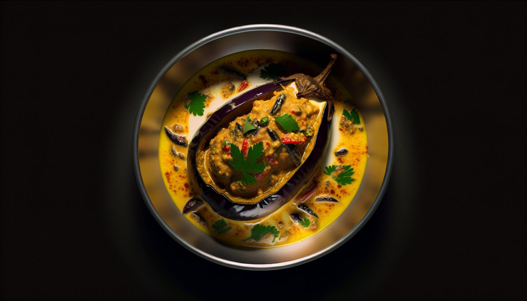 Coconut Curry Stuffed Eggplant Recipe