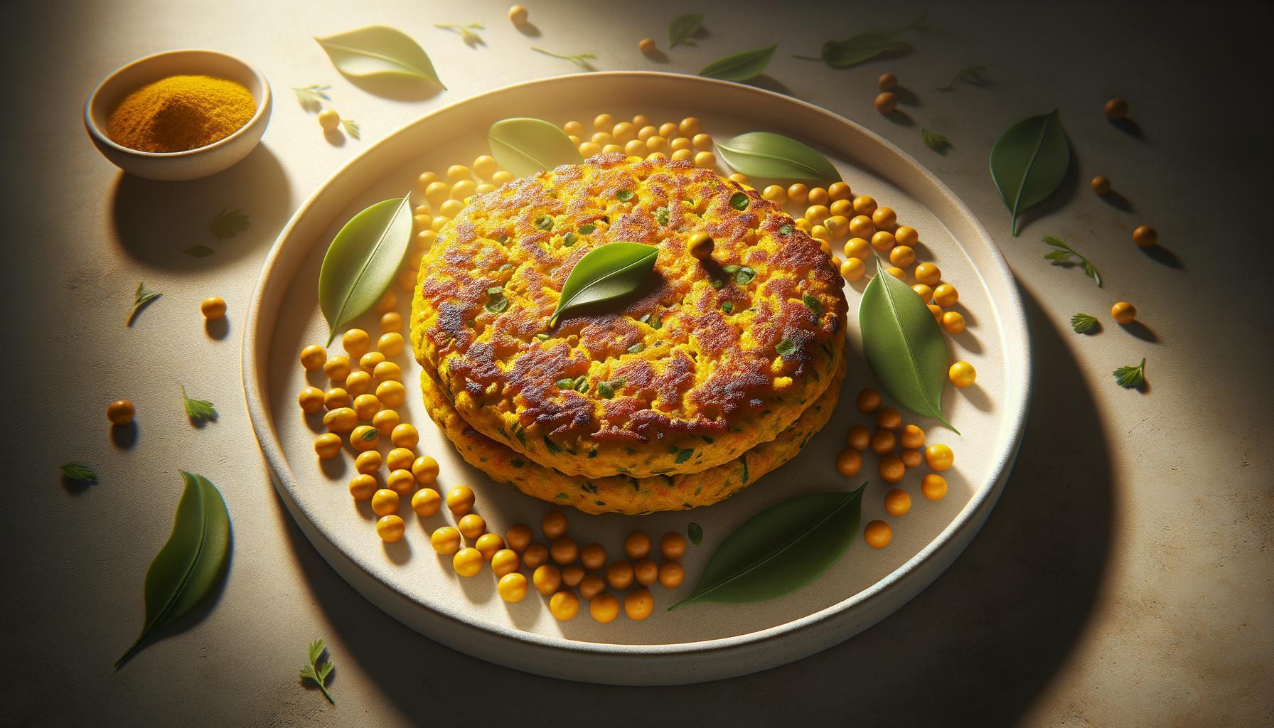 Golden Turmeric Lentil Patties Recipe