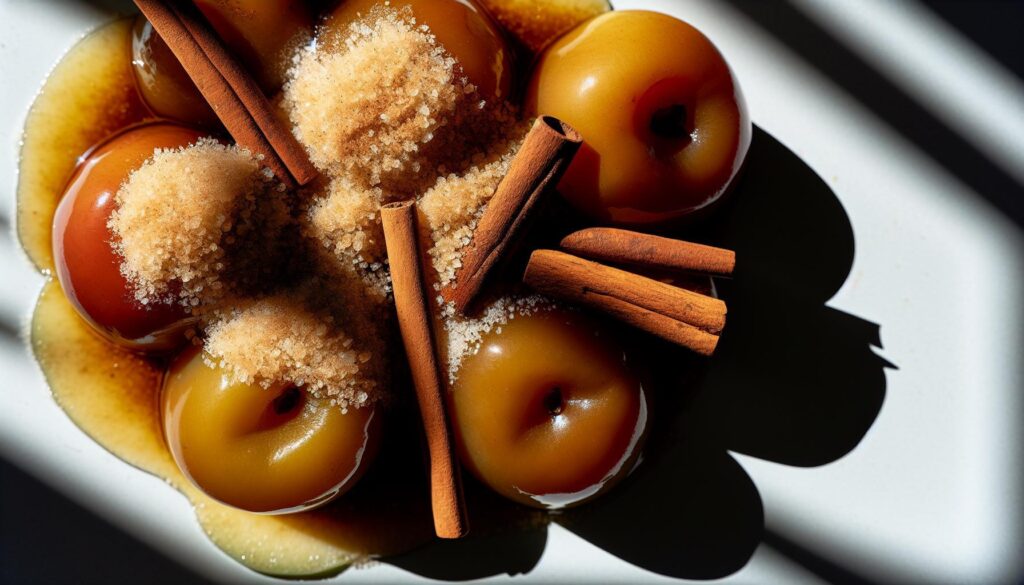 Receta de manzanas asadas con especias y canela