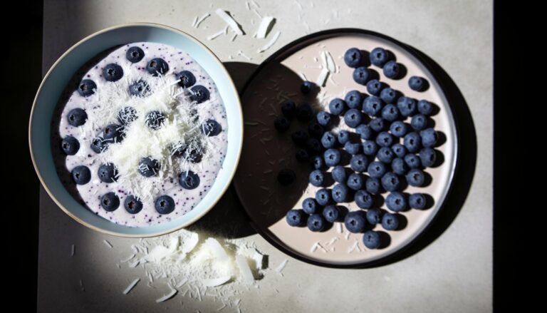 Coconut Blueberry Smoothie Bowl Recipe