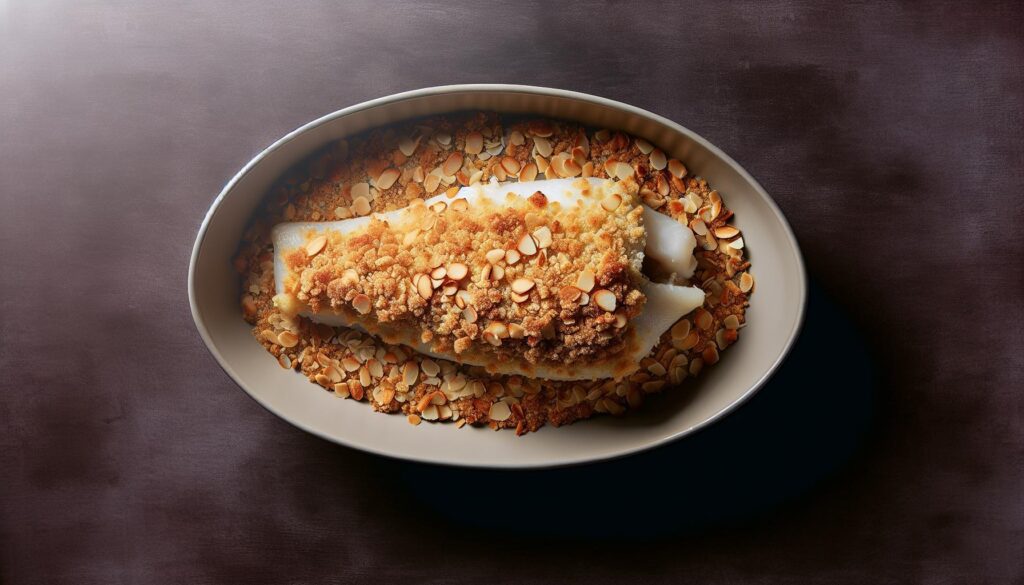 Almond-Crusted Baked Cod Recipe