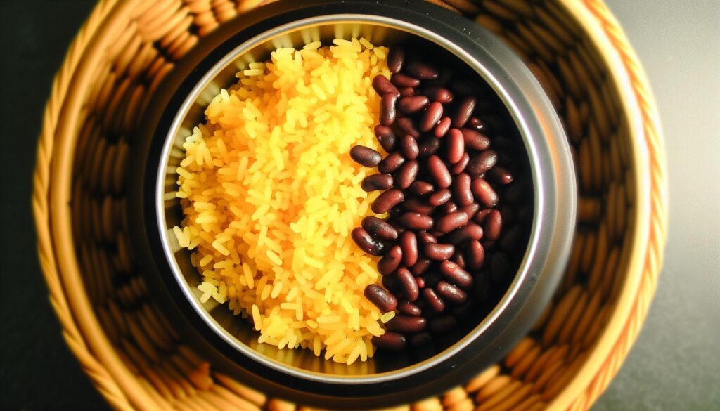 Golden Coconut Rice and Black Bean Bowl Recipe