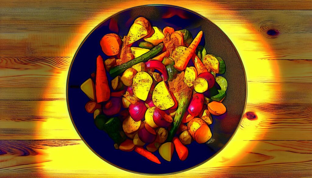 Roasted Root Veggie Medley with Turmeric Recipe
