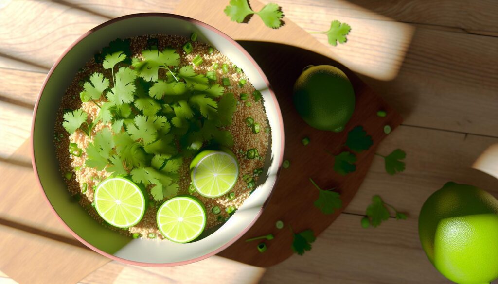 Cilantro Lime Quinoa Bowl Recipe