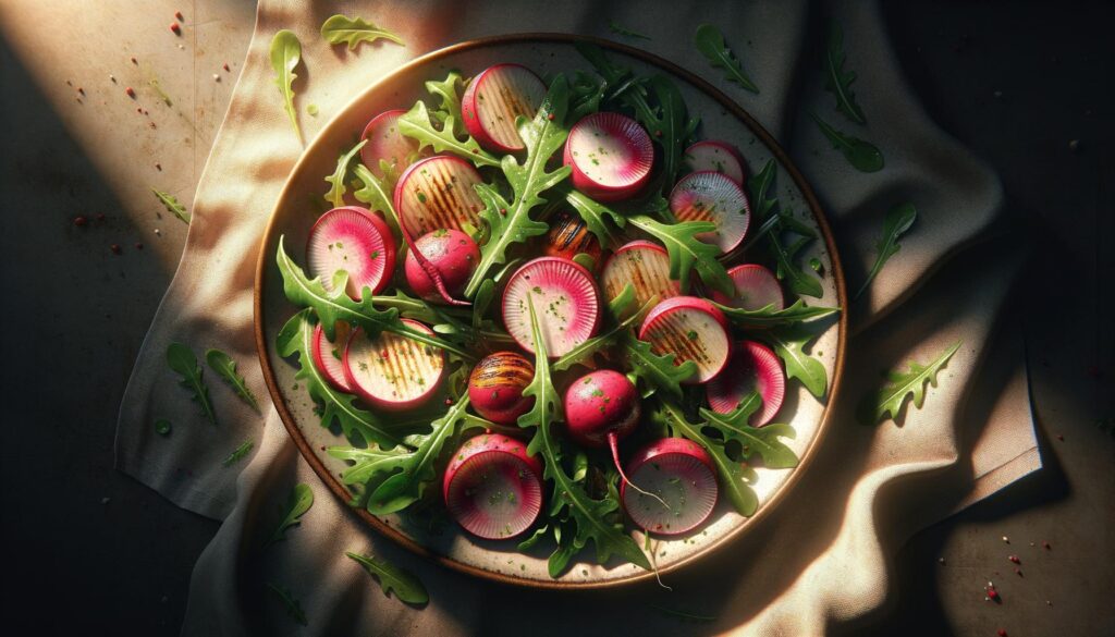 Roasted Radish and Arugula Salad Recipe