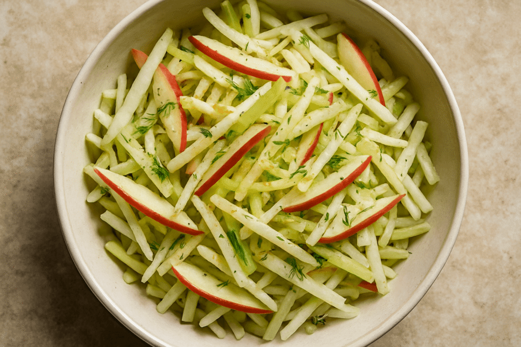 Crisp Apple and Fennel Slaw with Zesty Lemon Recipe