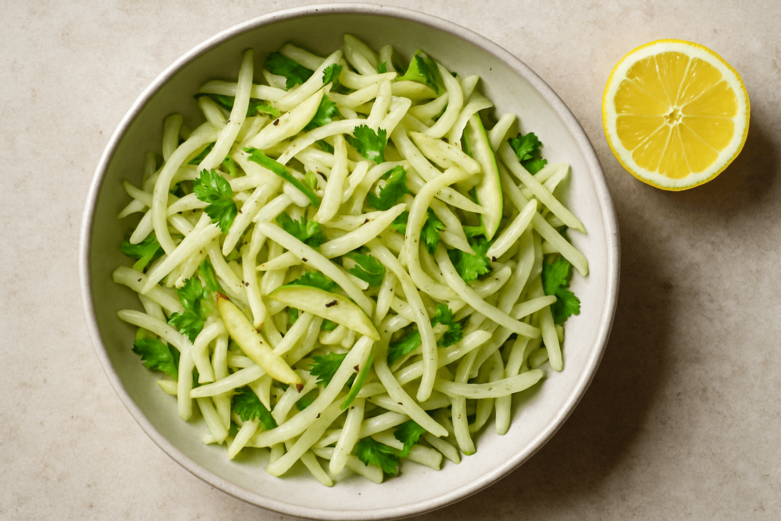 Crisp Apple and Fennel Slaw with Zesty Lemon Recipe