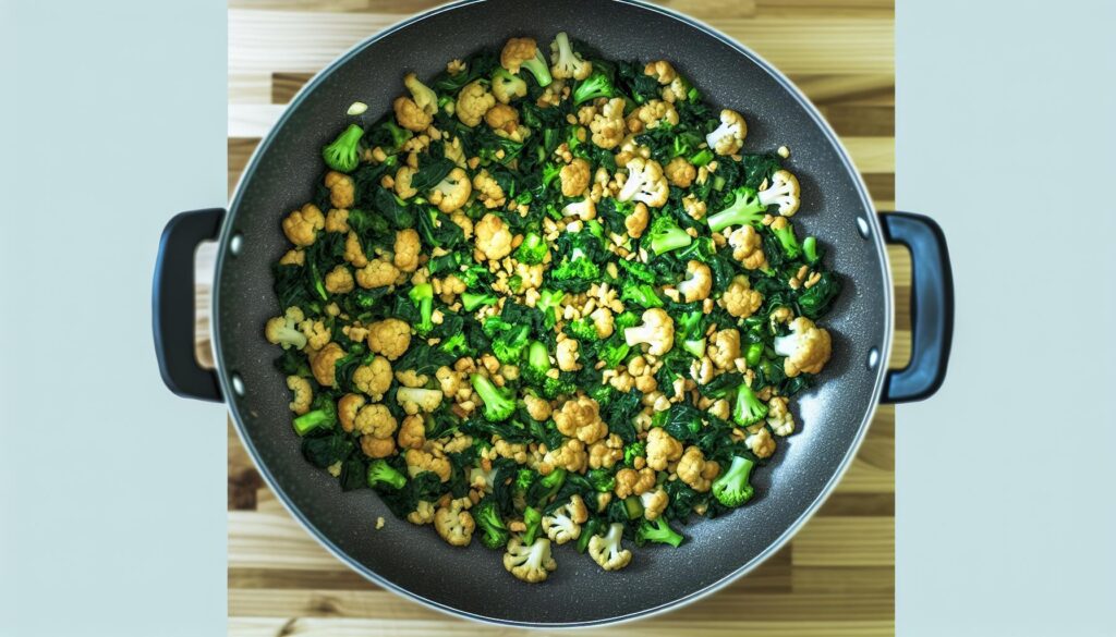 Cauliflower and Kale Stir Fry Recipe