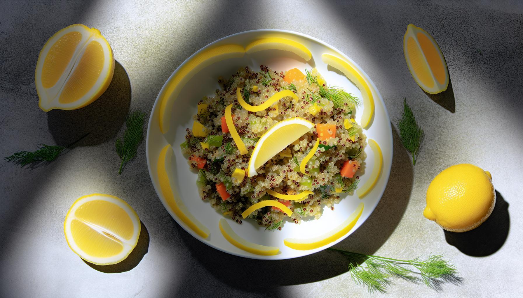 Lemon Dill Quinoa Salad Recipe