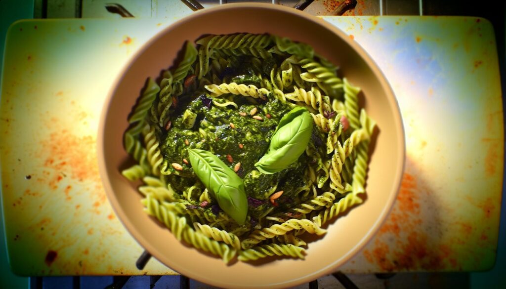 Basil Hemp Pesto Pasta Recipe