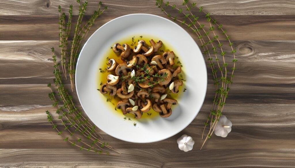 Sautéed Mushrooms with Garlic and Thyme Recipe