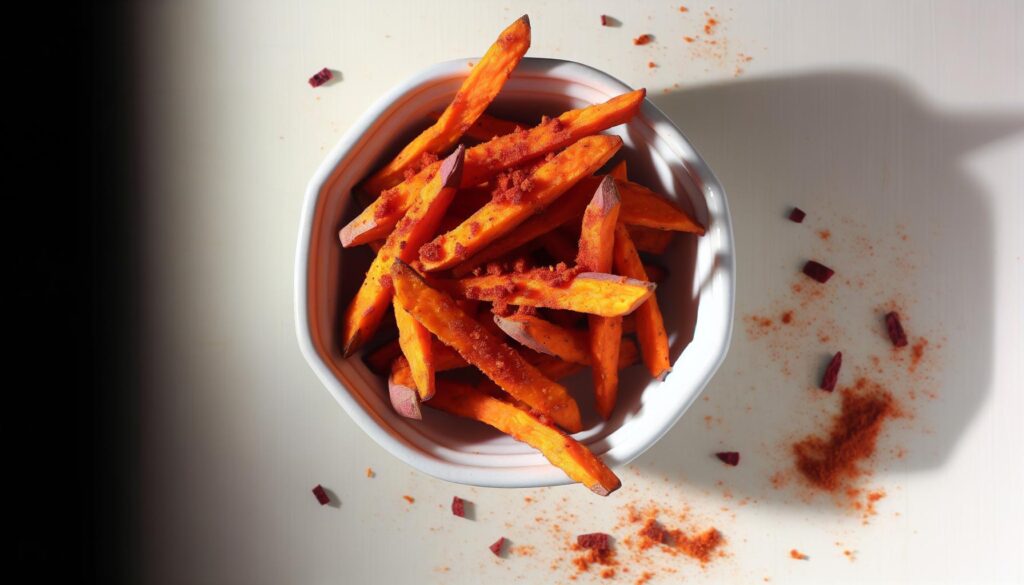 Chili Spiced Sweet Potato Fries Recipe