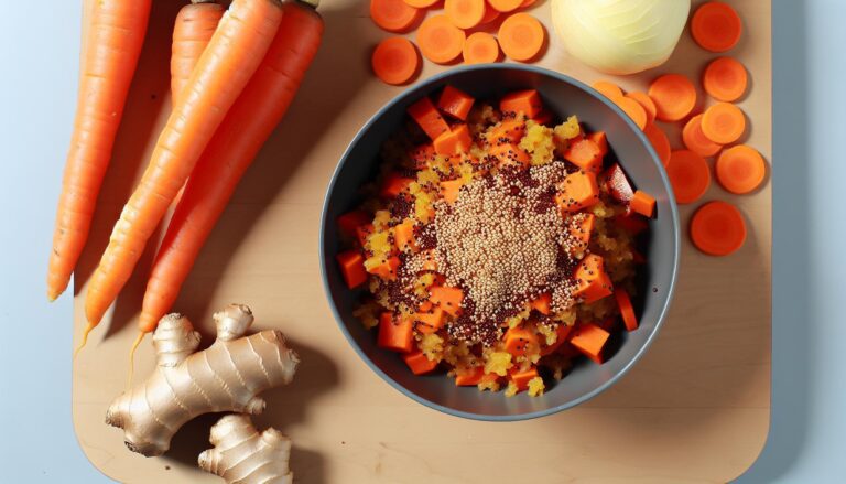 Spicy Ginger Carrot Quinoa Stir Fry Recipe
