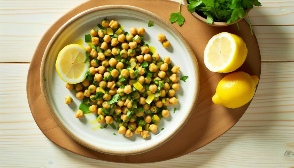 Zesty Lemon Chickpea Salad Recipe