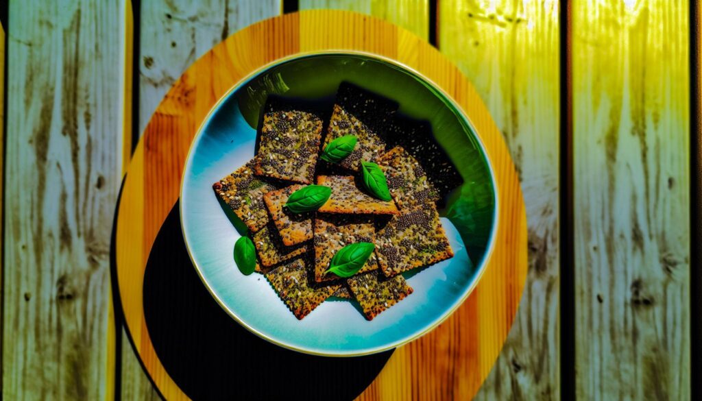 Savory Chia Crackers with Herbs Recipe