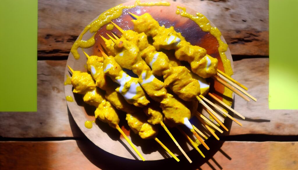 Turmeric Coconut Chicken Skewers Recipe