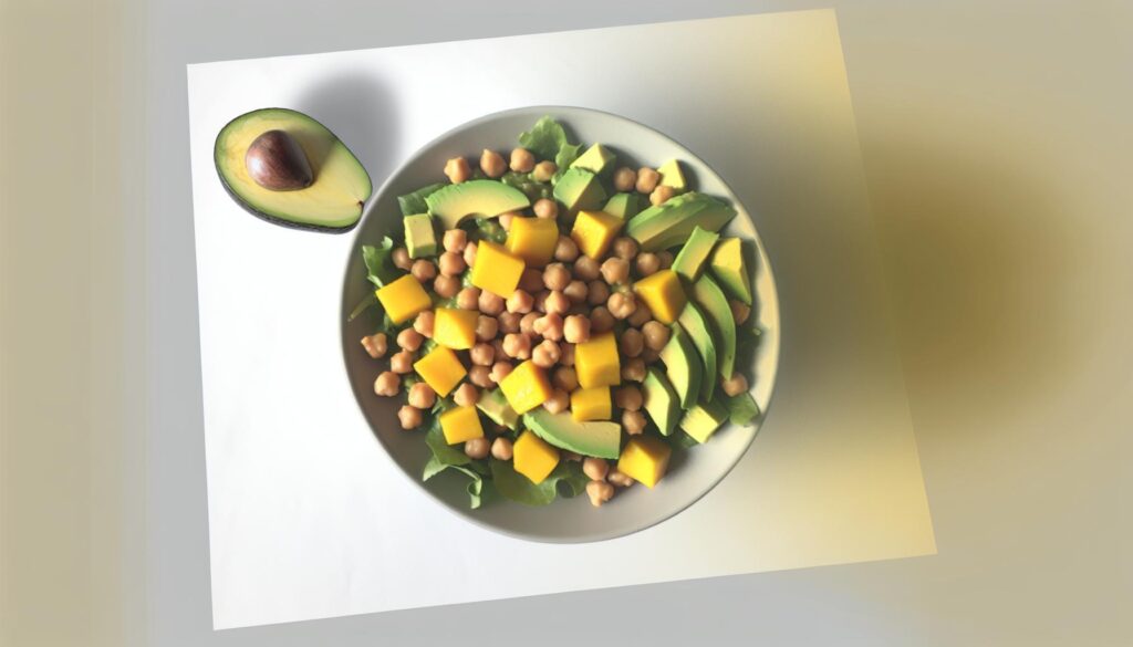 Fresh and Flavorful Mango Avocado Chickpea Salad Recipe