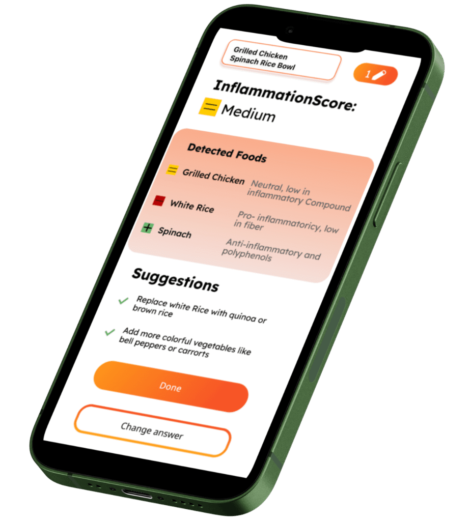 InflammaScan screen example