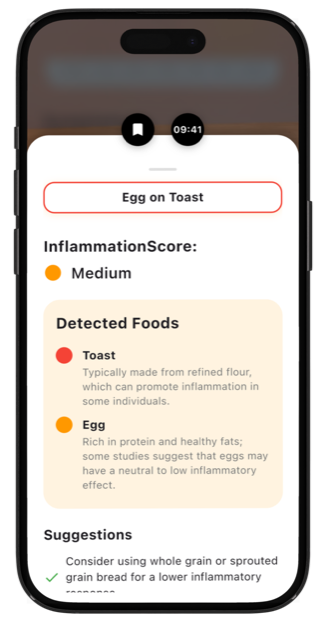 InflammaScan app